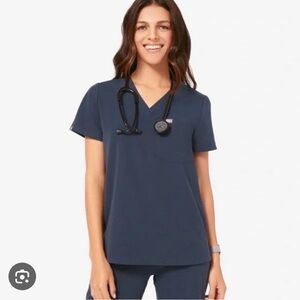 FIGS Catarina Dark Harbor Top